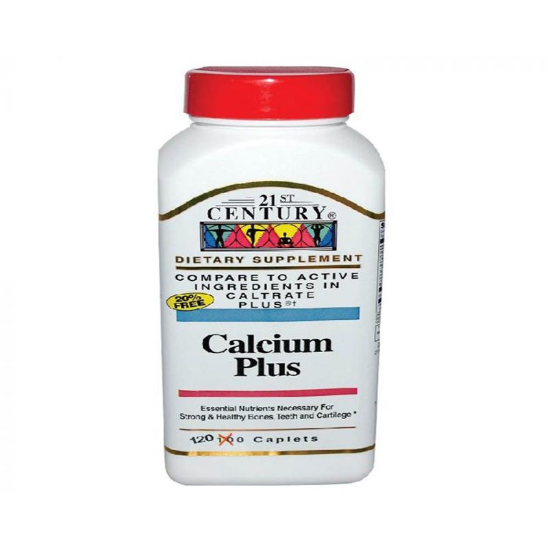 21st Century Calcium Plus Capsules 120s Medy